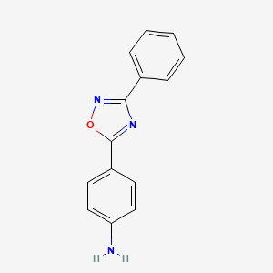 4-(3-Phenyl-1,2,4-oxadiazol-5-yl)aniline