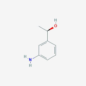 molecular formula C8H11NO B2586538 (1R)-1-(3-氨基苯基)乙醇 CAS No. 201939-71-1