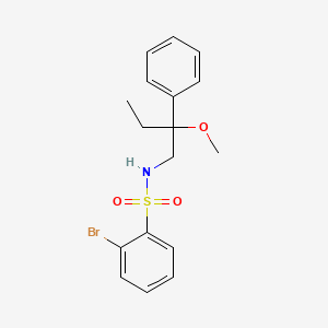 2-bromo-N-(2-methoxy-2-phenylbutyl)benzenesulfonamide