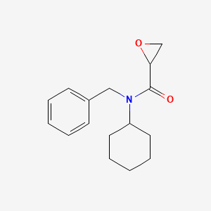 N-Benzyl-N-cyclohexyloxirane-2-carboxamide