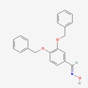 molecular formula C21H19NO3 B2586614 3,4-Bis(benzyloxy)benzaldehyde oxime CAS No. 31123-05-4