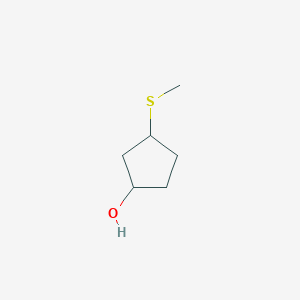 3-Methylsulfanylcyclopentan-1-ol
