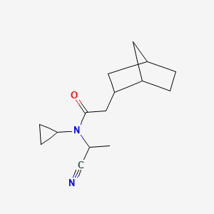 2-{bicyclo[2.2.1]heptan-2-yl}-N-(1-cyanoethyl)-N-cyclopropylacetamide