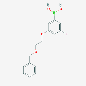 3-[2-(Benzyloxy)ethoxy]-5-fluorophenylboronic acid