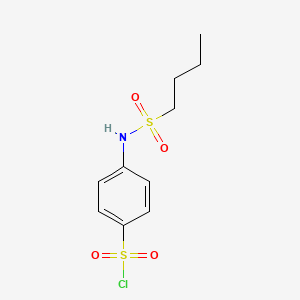 4-(Butane-1-sulfonamido)benzene-1-sulfonyl chloride