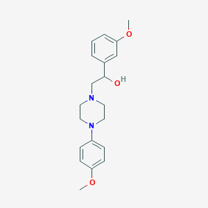 1-(3-Methoxyphenyl)-2-(4-(4-methoxyphenyl)piperazin-1-yl)ethanol