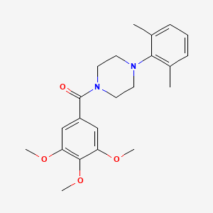 (4-(2,6-Dimethylphenyl)piperazin-1-yl)(3,4,5-trimethoxyphenyl)methanone