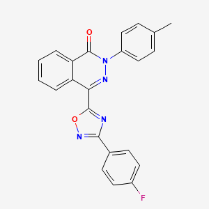 4-[3-(4-fluorophenyl)-1,2,4-oxadiazol-5-yl]-2-(4-methylphenyl)phthalazin-1(2H)-one