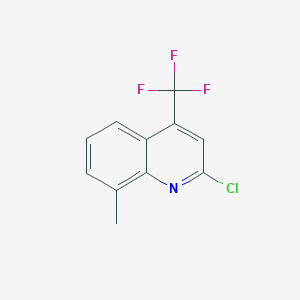 molecular formula C11H7ClF3N B2586731 2-氯-8-甲基-4-(三氟甲基)喹啉 CAS No. 338417-06-4