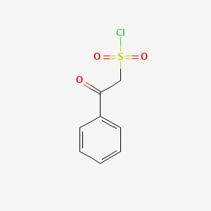 molecular formula C8H7ClO3S B2586752 2-Oxo-2-phenyl-ethanesulfonyl chloride CAS No. 23289-99-8