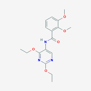 molecular formula C17H21N3O5 B2586776 N-(2,4-diethoxypyrimidin-5-yl)-2,3-dimethoxybenzamide CAS No. 1448079-36-4