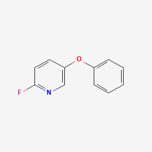 molecular formula C11H8FNO B2586825 2-Fluoro-5-phenoxypyridine CAS No. 2230799-30-9