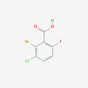 molecular formula C7H3BrClFO2 B2586886 2-Bromo-3-chloro-6-fluorobenzoic acid CAS No. 1805575-76-1