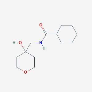 molecular formula C13H23NO3 B2586968 N-[(4-hydroxyoxan-4-yl)methyl]cyclohexanecarboxamide CAS No. 1351596-54-7