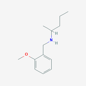 molecular formula C13H21NO B2586997 N-(2-Methoxybenzyl)pentan-2-amine CAS No. 1019594-89-8