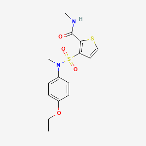 3-{[(4-ethoxyphenyl)(methyl)amino]sulfonyl}-N-methylthiophene-2-carboxamide