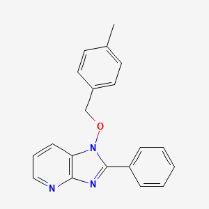 molecular formula C20H17N3O B2587057 1-[(4-methylbenzyl)oxy]-2-phenyl-1H-imidazo[4,5-b]pyridine CAS No. 339009-96-0