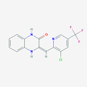 3-((3-Chloro-5-(trifluoromethyl)-2-pyridinyl)methylene)-3,4-dihydro-2(1H)-quinoxalinone