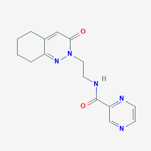 N-(2-(3-oxo-5,6,7,8-tetrahydrocinnolin-2(3H)-yl)ethyl)pyrazine-2-carboxamide