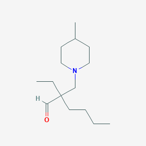 2-Ethyl-2-(4-methyl-piperidin-1-ylmethyl)-hexanal