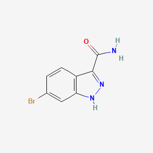 molecular formula C8H6BrN3O B2587140 6-Bromo-1H-indazole-3-carboxamide CAS No. 1379328-62-7