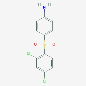 molecular formula C12H9Cl2NO2S B025872 4-(2,4-Dichlorobenzene-1-sulfonyl)aniline CAS No. 105456-57-3