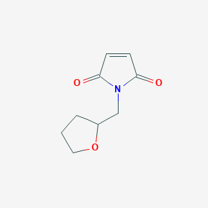 molecular formula C9H11NO3 B2587209 1-(Oxolan-2-ylmethyl)pyrrole-2,5-dione 