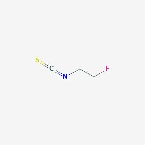 molecular formula C3H4FNS B2587398 2-Fluoroethyl isothiocyanate CAS No. 84081-64-1