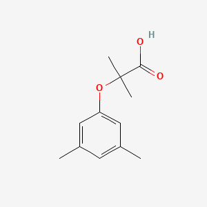 molecular formula C12H16O3 B2587433 2-(3,5-Dimethylphenoxy)-2-methylpropanoic acid CAS No. 76674-31-2