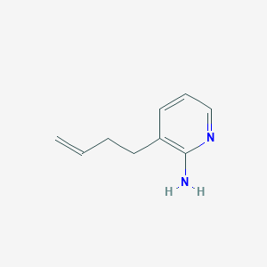 molecular formula C9H12N2 B2587459 3-(But-3-en-1-yl)pyridin-2-amine CAS No. 1342521-30-5