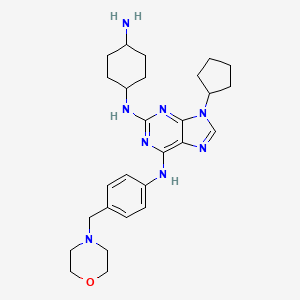 molecular formula C27H38N8O B2587500 Flt3-IN-3 