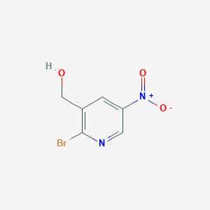 molecular formula C6H5BrN2O3 B2587532 (2-Bromo-5-nitropyridin-3-yl)methanol CAS No. 1807212-02-7