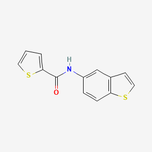 molecular formula C13H9NOS2 B2587594 N-(1-benzothiophen-5-yl)thiophene-2-carboxamide CAS No. 477539-71-2