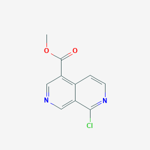 molecular formula C10H7ClN2O2 B2587661 Methyl 8-chloro-2,7-naphthyridine-4-carboxylate CAS No. 1823957-71-6