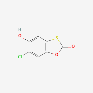 6-chloro-5-hydroxy-2H-1,3-benzoxathiol-2-one