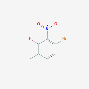 1-Bromo-3-fluoro-4-methyl-2-nitrobenzene