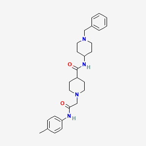 N-(1-benzylpiperidin-4-yl)-1-(2-oxo-2-(p-tolylamino)ethyl)piperidine-4-carboxamide