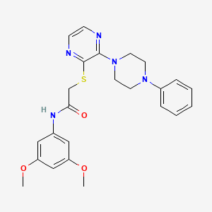 4-{2-[(3-Fluorobenzyl)oxy]ethyl}-1-(4-methoxybenzoyl)piperidine