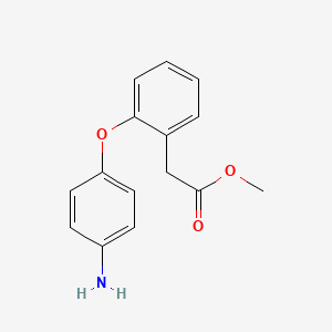 Methyl 2-[2-(4-aminophenoxy)phenyl]acetate