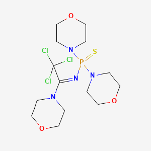 (E)-P,P-dimorpholino-N-(2,2,2-trichloro-1-morpholinoethylidene)phosphinothioic amide