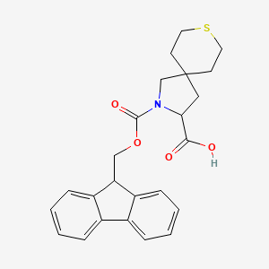 2-(9H-Fluoren-9-ylmethoxycarbonyl)-8-thia-2-azaspiro[4.5]decane-3-carboxylic acid