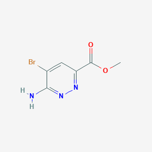 molecular formula C6H6BrN3O2 B2587824 6-氨基-5-溴吡啶-3-甲酸甲酯 CAS No. 1379298-64-2