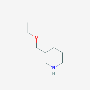 molecular formula C8H17NO B2587843 3-(Ethoxymethyl)piperidine CAS No. 868067-24-7; 956324-36-0