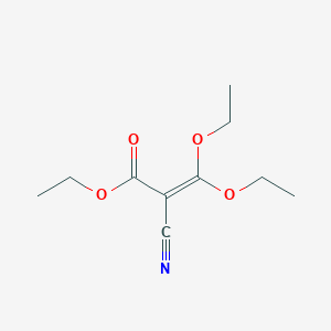 molecular formula C10H15NO4 B2587890 ethyl 2-cyano-3,3-diethoxyprop-2-enoate CAS No. 1146943-46-5