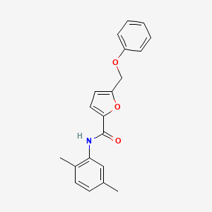 molecular formula C20H19NO3 B2587919 N-(2,5-dimethylphenyl)-5-(phenoxymethyl)furan-2-carboxamide CAS No. 862387-02-8