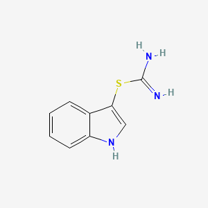 B2588123 1H-indol-3-yl carbamimidothioate CAS No. 26377-76-4; 73768-85-1