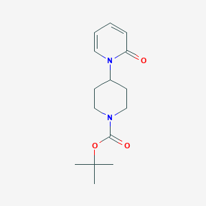 molecular formula C15H22N2O3 B2588400 tert-butyl 4-(2-oxopyridin-1(2H)-yl)piperidine-1-carboxylate CAS No. 887928-35-0