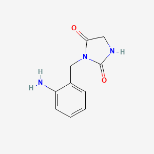 3-[(2-Aminophenyl)methyl]imidazolidine-2,4-dione