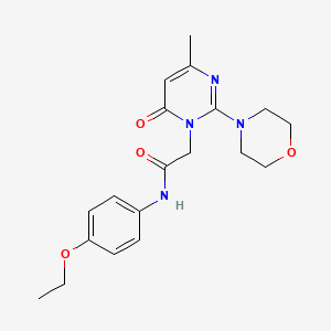 N-(4-ethoxyphenyl)-2-(4-methyl-2-morpholin-4-yl-6-oxopyrimidin-1(6H)-yl)acetamide