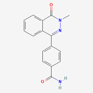 4-(3-Methyl-4-oxo-3,4-dihydrophthalazin-1-yl)benzamide